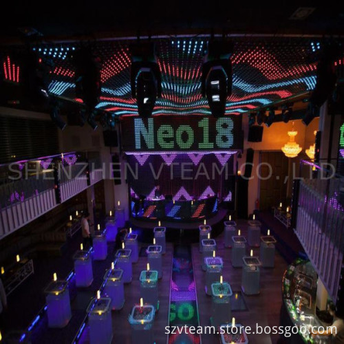 Indoor Flexible Stage Background Light LED Mesh Screen